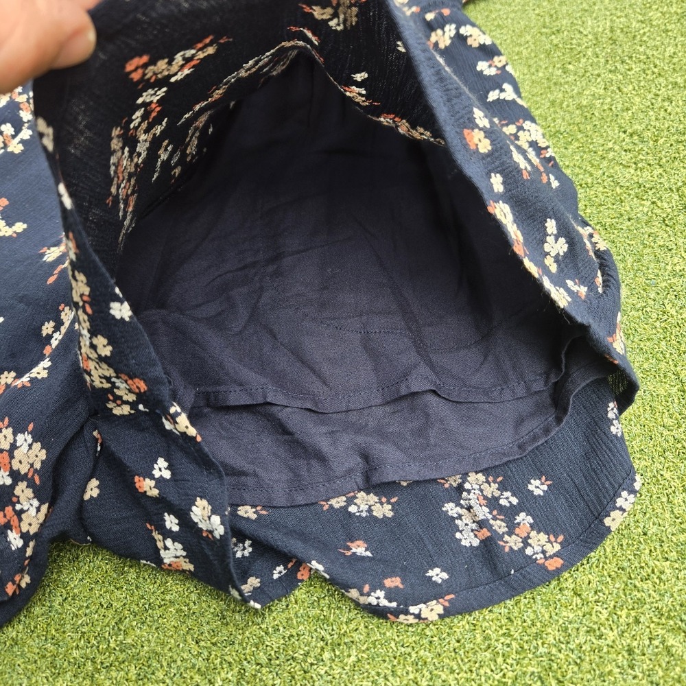 Abercrombie & Fitch Women's Romper Floral Print Navy Blue Size XS - Picture 4 of 8